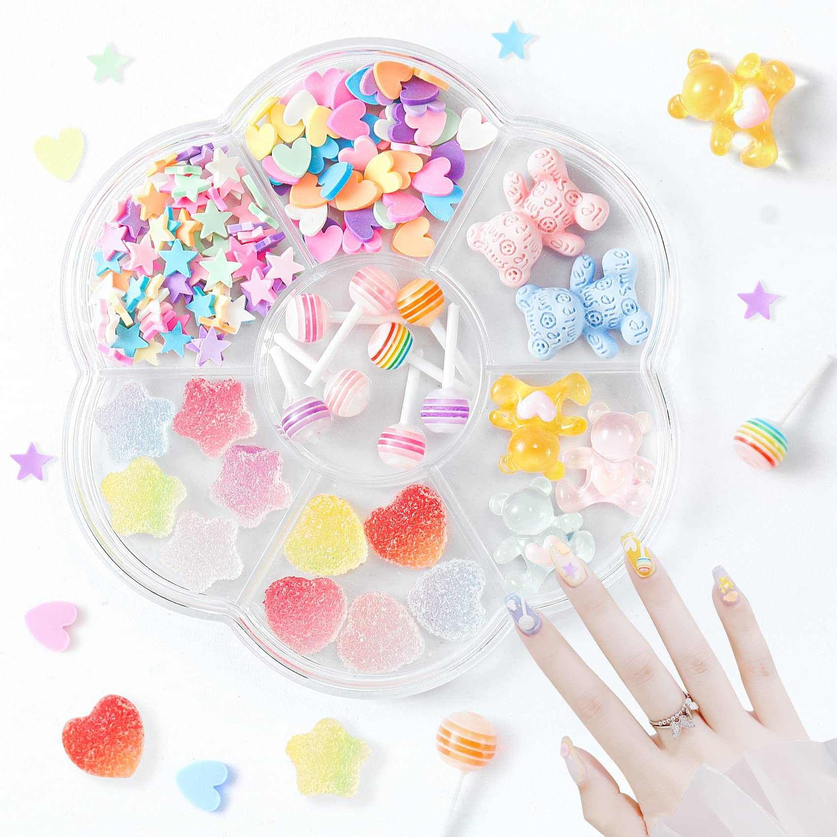 楽天市場】【送料無料】Annhuaネイルパーツ 3D 初心者ネイルアート