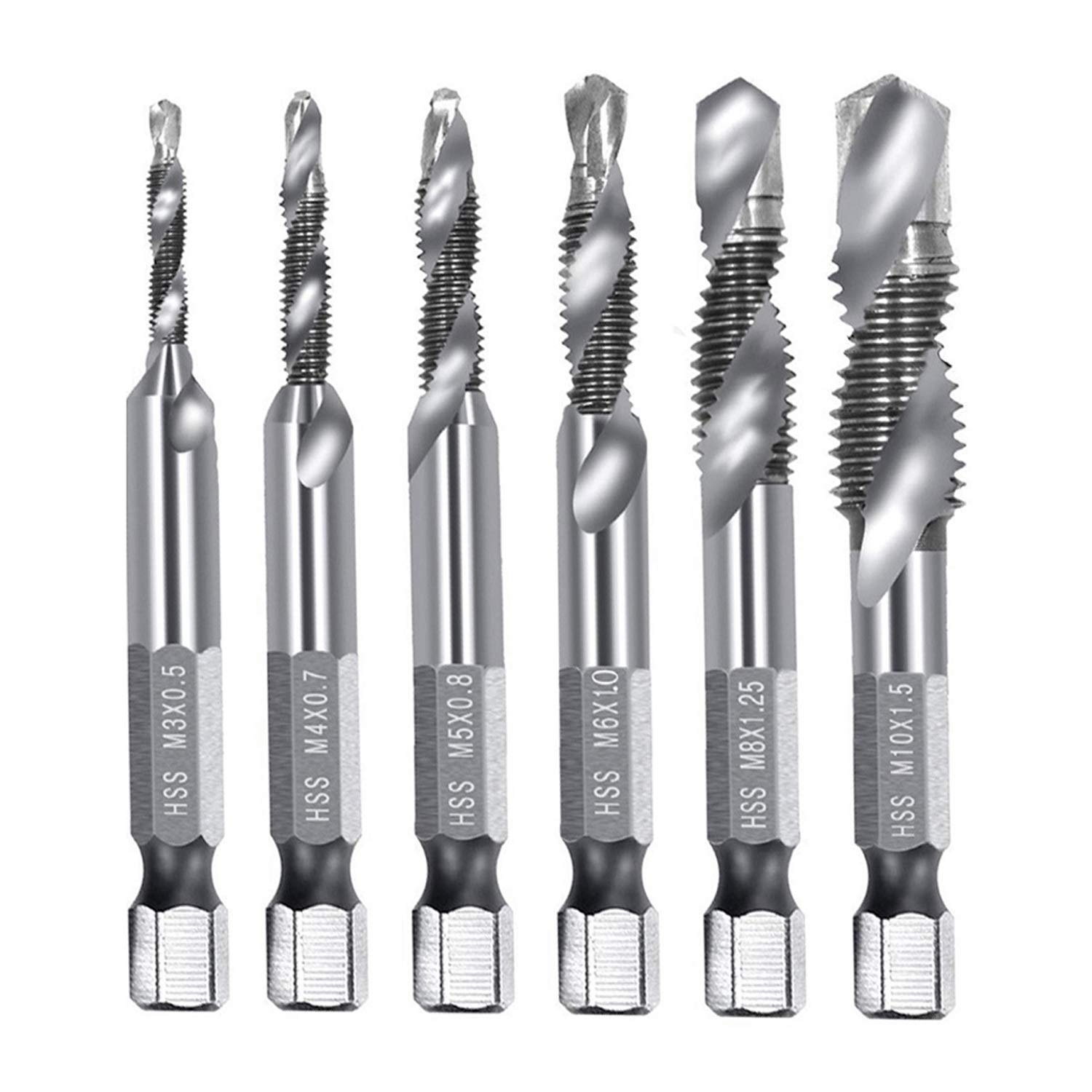 楽天市場】Kimlontonドリルタップ タップドリルセット スパイラル