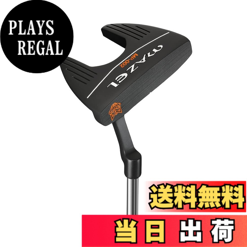 【送料無料】MAZEL ゴルフ パター クラブ 右用 メンズ ロフト角:3.5 ライ角:72度 シャフト長さ:34インチ (MP-002 パター)｜PLAYS REGAL