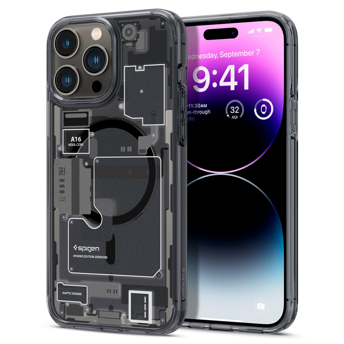 Spigen MagSafe充電器 カバー マグセーフカバー 磁石跡防止 Amazon.co