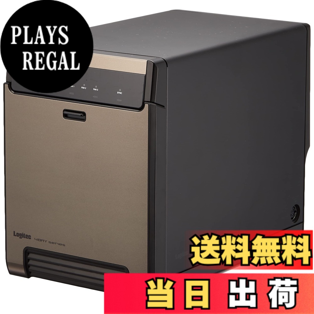 【送料無料】ロジテック HDDケース USB3.0 eSATA接続 4ベイ 最大56TB対応 LGB-4BNHEU3｜PLAYS REGAL