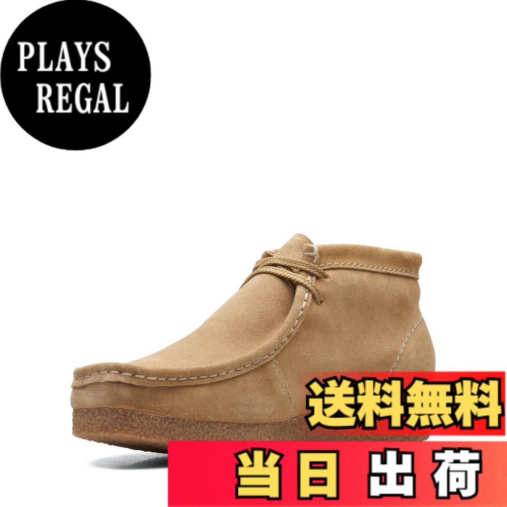 【送料無料】[クラークス] メンズ ワラビーブーツ モカシン ブーツ カジュアルシューズ ダークサンドスエード 26.0 cm｜PLAYS REGAL