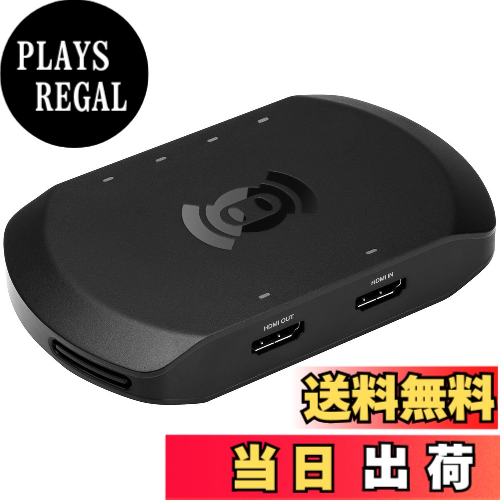 【送料無料】Streamplify CAPTURE 4K キャプチャーボード 4K 30Hz / 4K 60Hz ブラック｜PLAYS REGAL