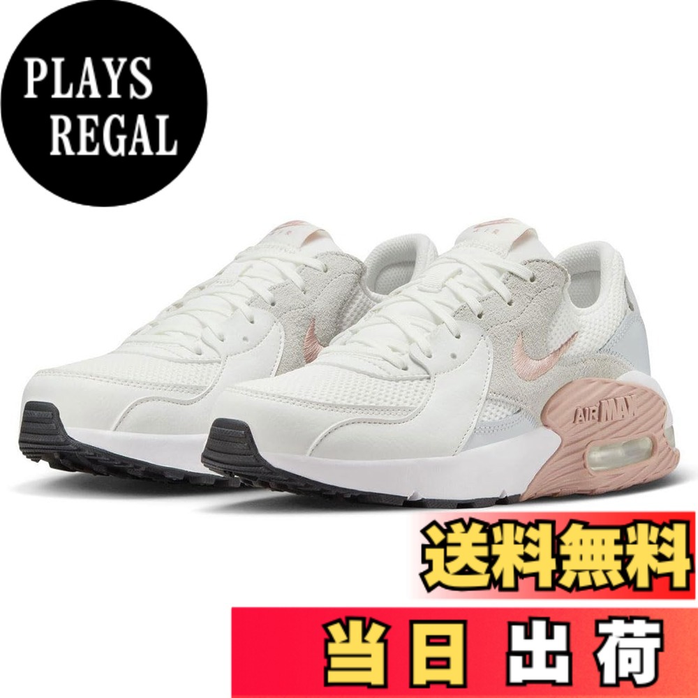 【送料無料】[ナイキ] エア マックス エクシー W AIR MAX EXCEE サミットホワイト/ピンク/グレー CD5432-141 24.5cm｜PLAYS REGAL