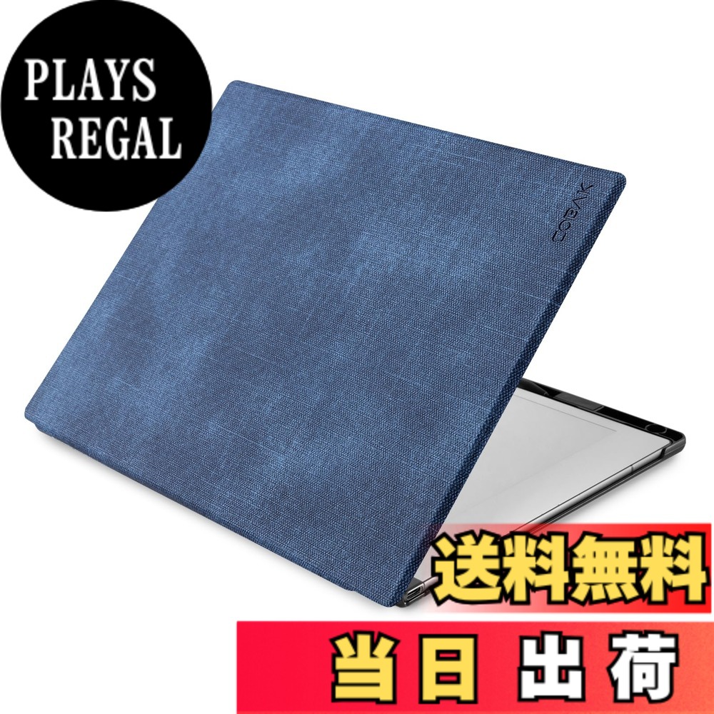 【送料無料】CoBak ケース Remarkable 2 ペーパータブレット用 - 軽量でハードなバックシェル保護ブックフォリオカバー ペンホルダー付き - 10.3インチ 2020年発売 (ブルー)｜PLAYS REGAL