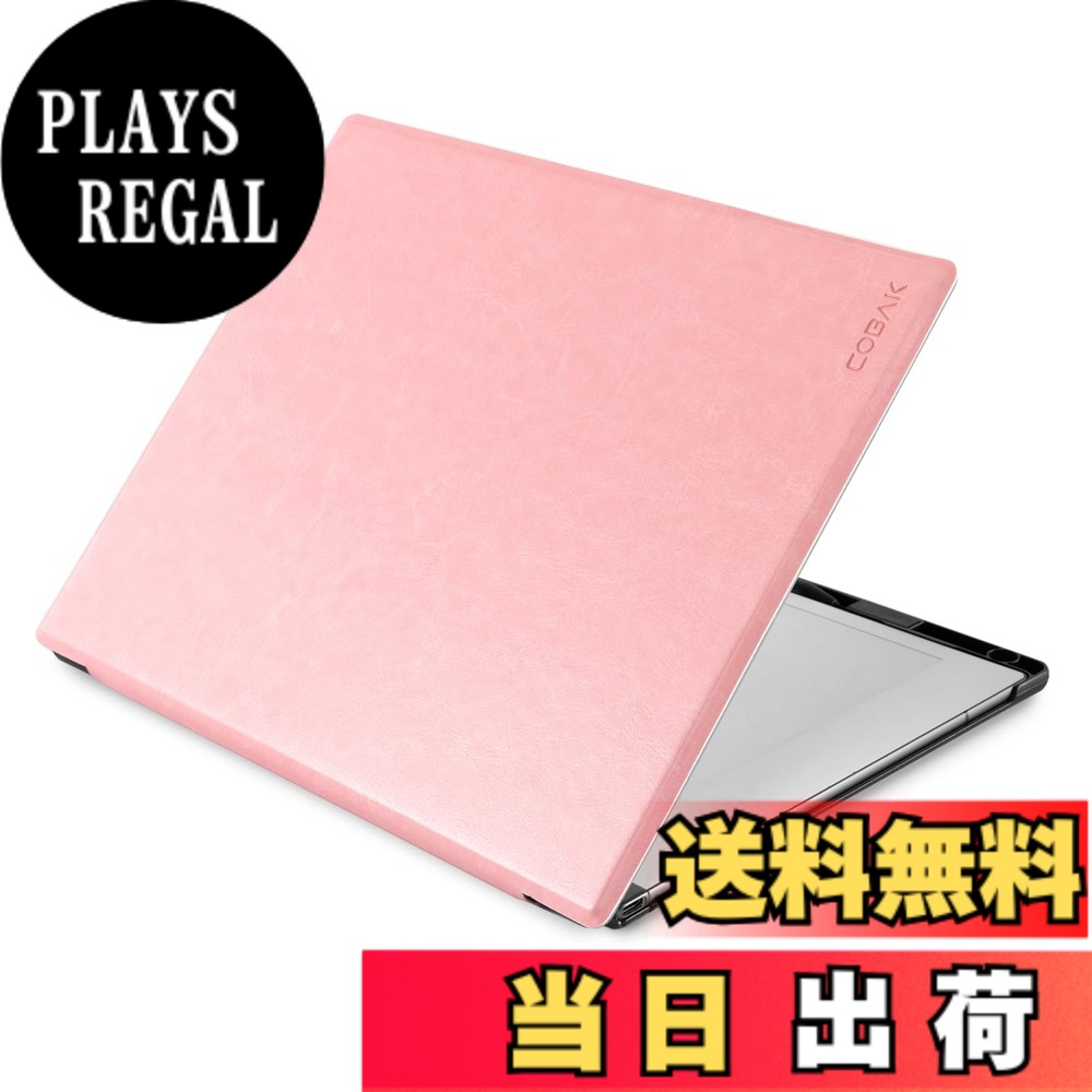 【送料無料】CoBak ケース Remarkable 2 ペーパータブレット用 - 軽量でハードなバックシェル保護ブックフォリオカバー ペンホルダー付き - 10.3インチ2020年発売 (ピンク)｜PLAYS REGAL