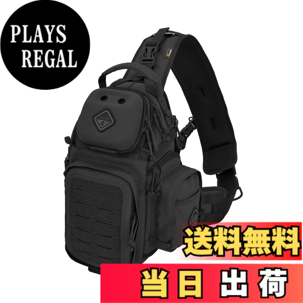 【貨物輸送無料】HAZARD4 一眼二眼レフ写真機用 スリングカメラバッグ Freelance - photo and drone tactical sling-pack (Black)FTO-FLC-BLK