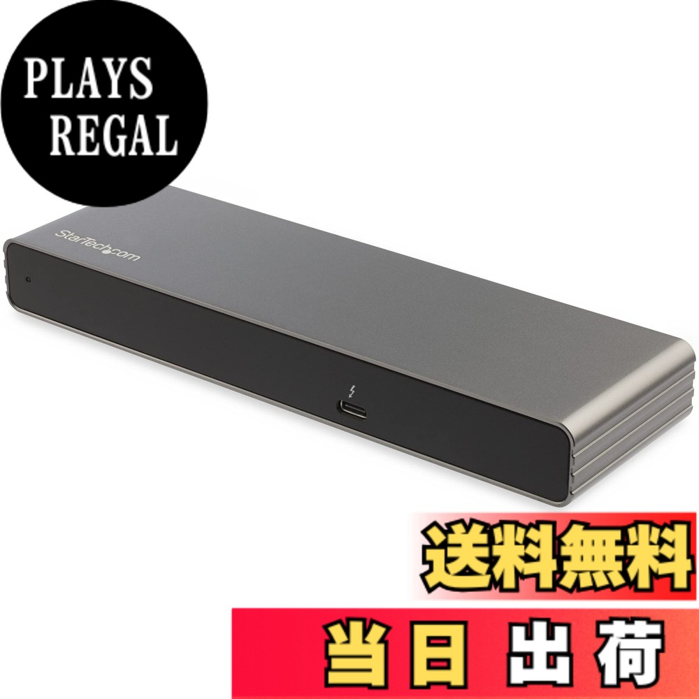 【貨物輸送無料】StarTech.com 縛ステイション Thunderbolt 3 4K60サイクル 2画面 85W PD 2界面USBこしき GbE 結核症3DK2DHV