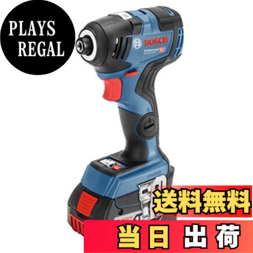 【送料無料】Bosch Professional(ボッシュ) 18V コードレスインパクトドライバー (6.0Ahバッテリー2個・充電器・キャリングケース付) GDR18V-200C6