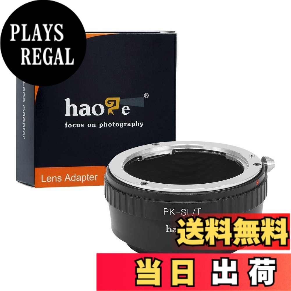 【送料無料】Haoge マニュアルレンズマウントアダプター Pentax K PKレンズからLeica Lマウントカメラ用 T、Typ 701、Typ701、TL、TL2、CL(2017)、SL、Typ 601、Typ601、 S1 / S1R