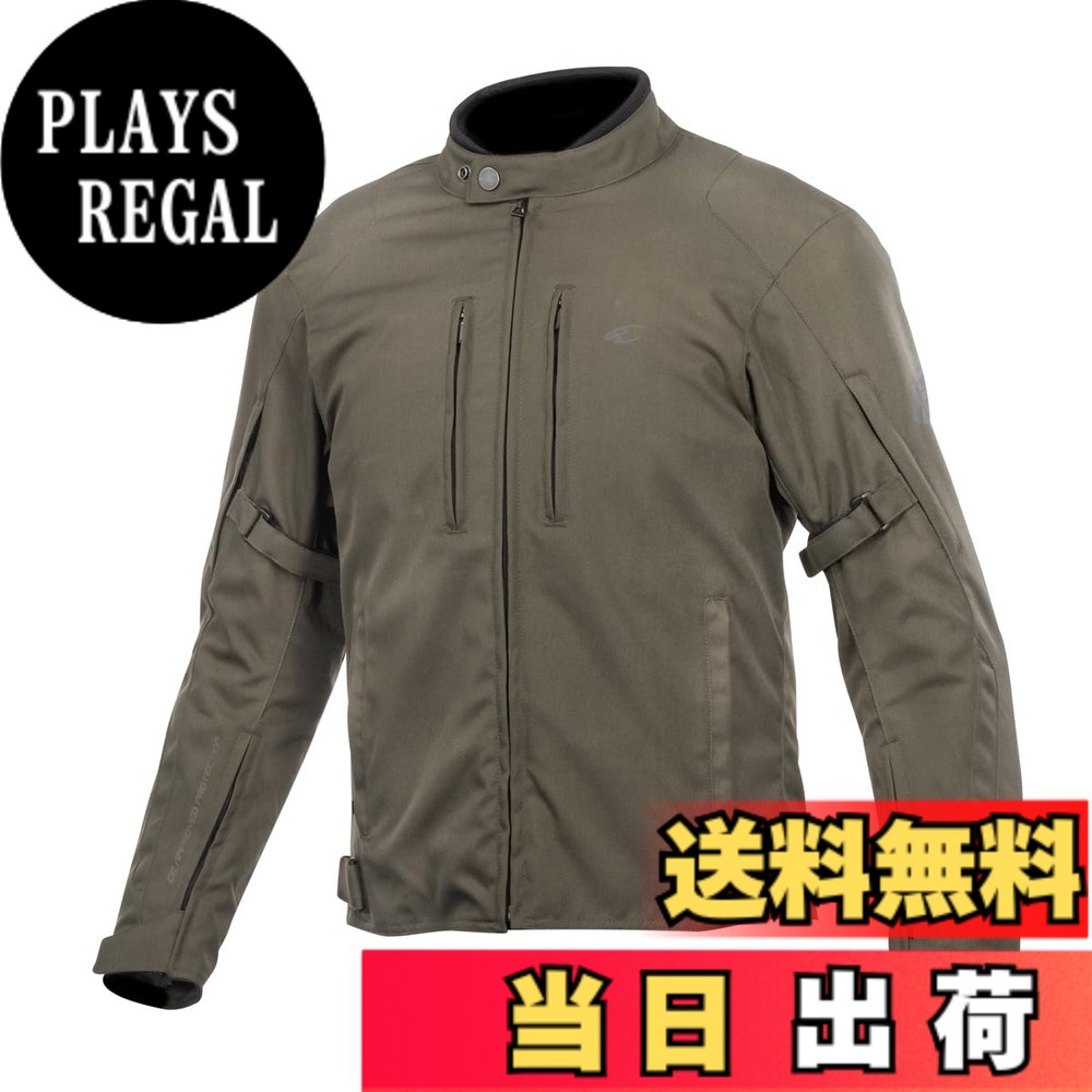 【送料無料】[KOMINE] バイク用 ジャケット プロテクトウィンタージャケット JK-603 1289 秋冬春向け 防水 防寒 CE規格 プロテクター 07-603 メンズ オリーブ L