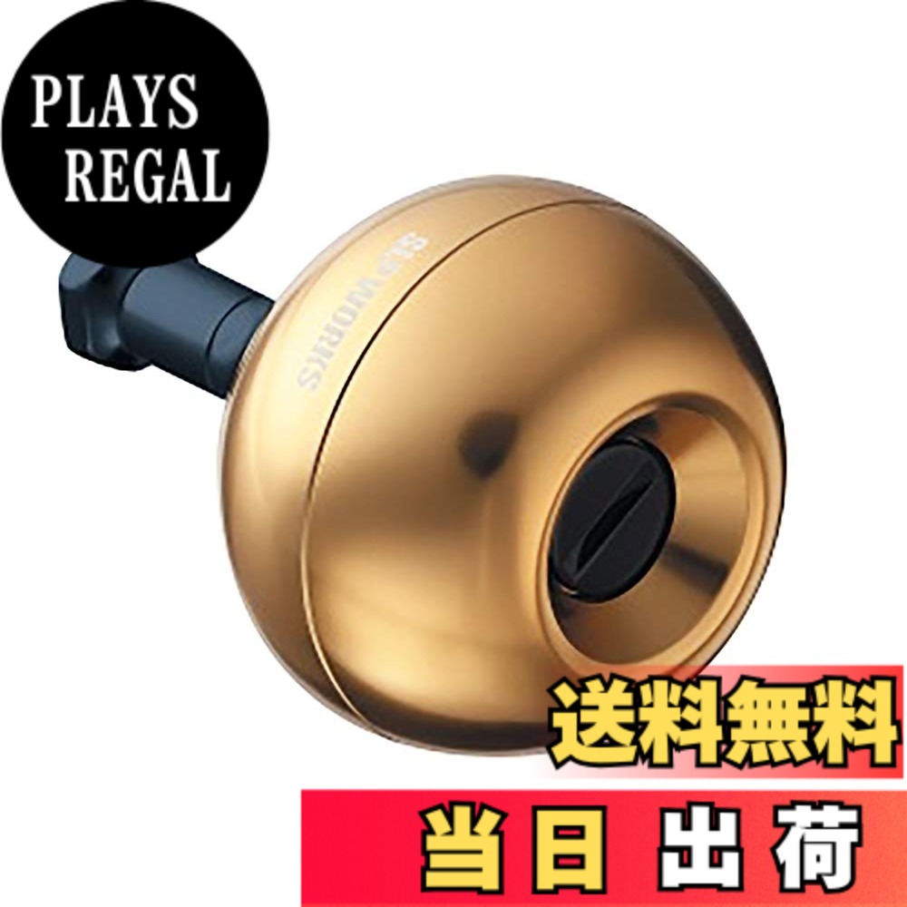 【送料無料】ダイワslpワークス(Daiwa Slp Works) RCS Lサイズ対応 アルミラウンドノブ ゴールド