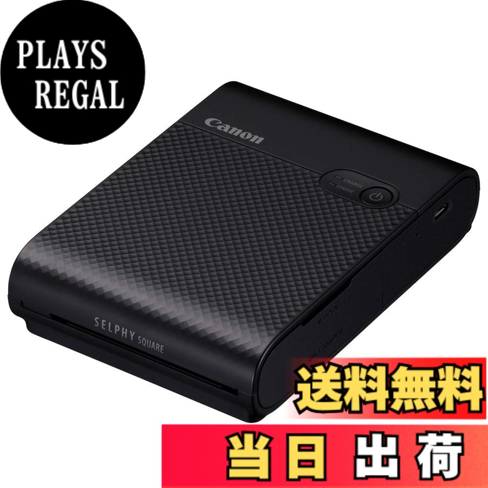 【送料無料】Canon スマートフォン用プリンター SELPHY SQUARE QX10 ブラック(高耐久/シール紙/コンパクト) 16,548円