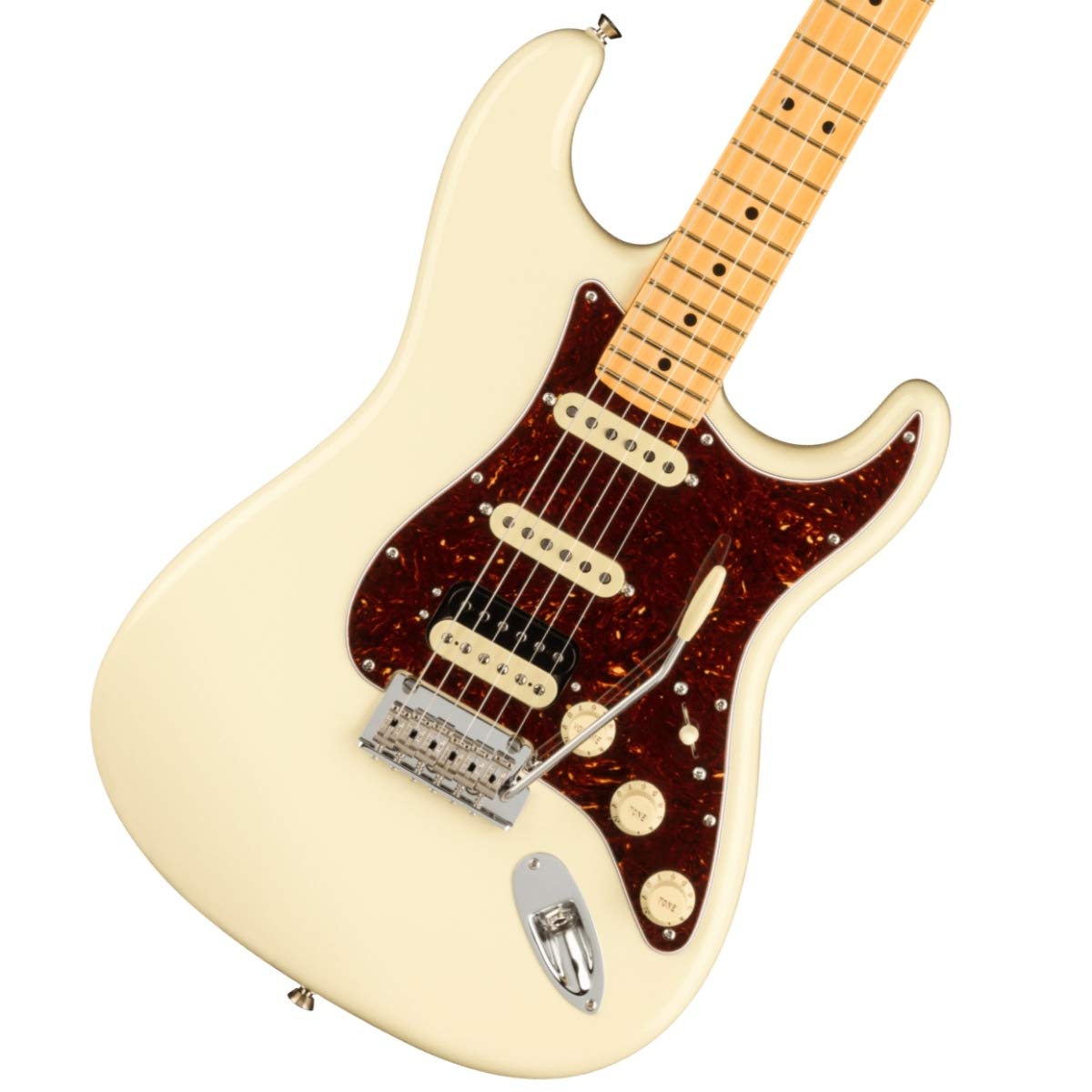 【送料無料】Fender エレキギター American Professional II Stratocaster HSS, Maple Fingerboard, Olympic White