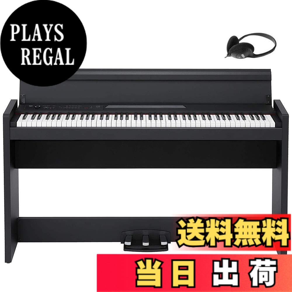 【送料無料】KORG(コルグ) 電子ピアノ LP-380U 88鍵盤/日本製/温かみを感じる木製/純正ヘッドフォンとペダルが付属 ブラック LP-380-BK U｜PLAYS REGAL 72,160円
