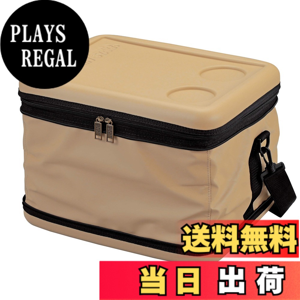 【送料無料】キャプテンスタッグ(CAPTAIN STAG) 保冷バッグ クーラーバッグ 【容量25L/折り畳み収納可】 スーパーコールドクーラーバッグ ベージュ UE-617 製品サイズ:(約)幅380x奥行290x高さ290mm