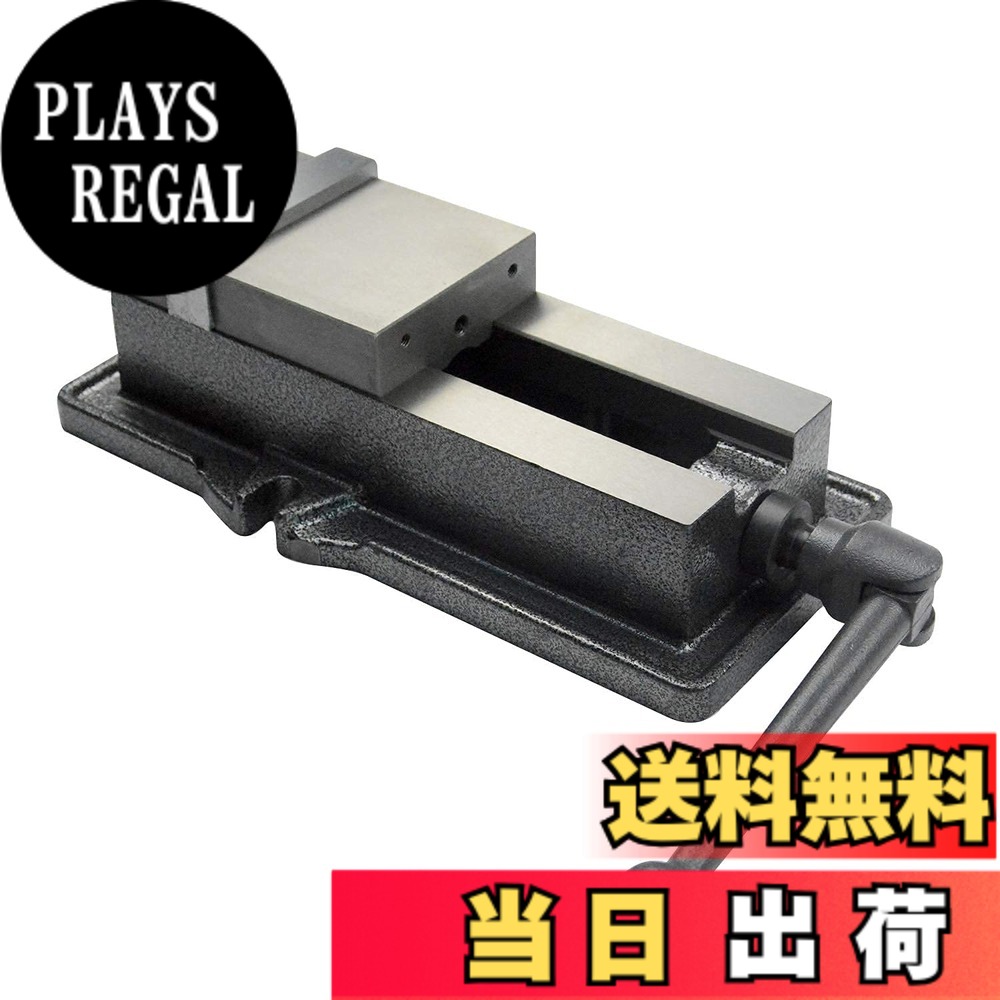 【送料無料】uyoyous 4インチ テーブルバイス 固定 卓上万力 ボール盤バイス 小型 ベンチバイス F型 最大開口100mm 作業台に置くだけ簡単設置 切断 穴あけ作業｜PLAYS REGAL