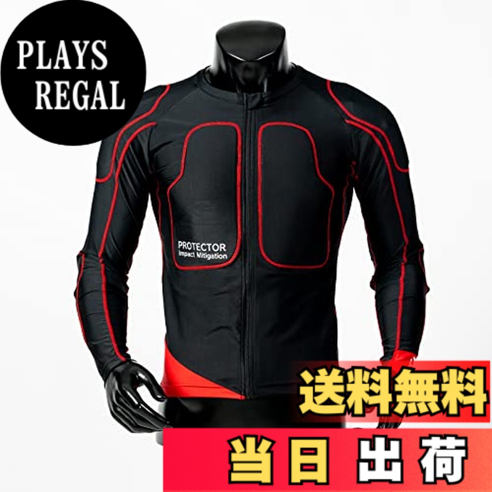 【送料無料】[南海部品] ナンカイ バイク用 プロテクターインナージャケット ウインター サーモトロン ブラック/レッド M SDW-6109A