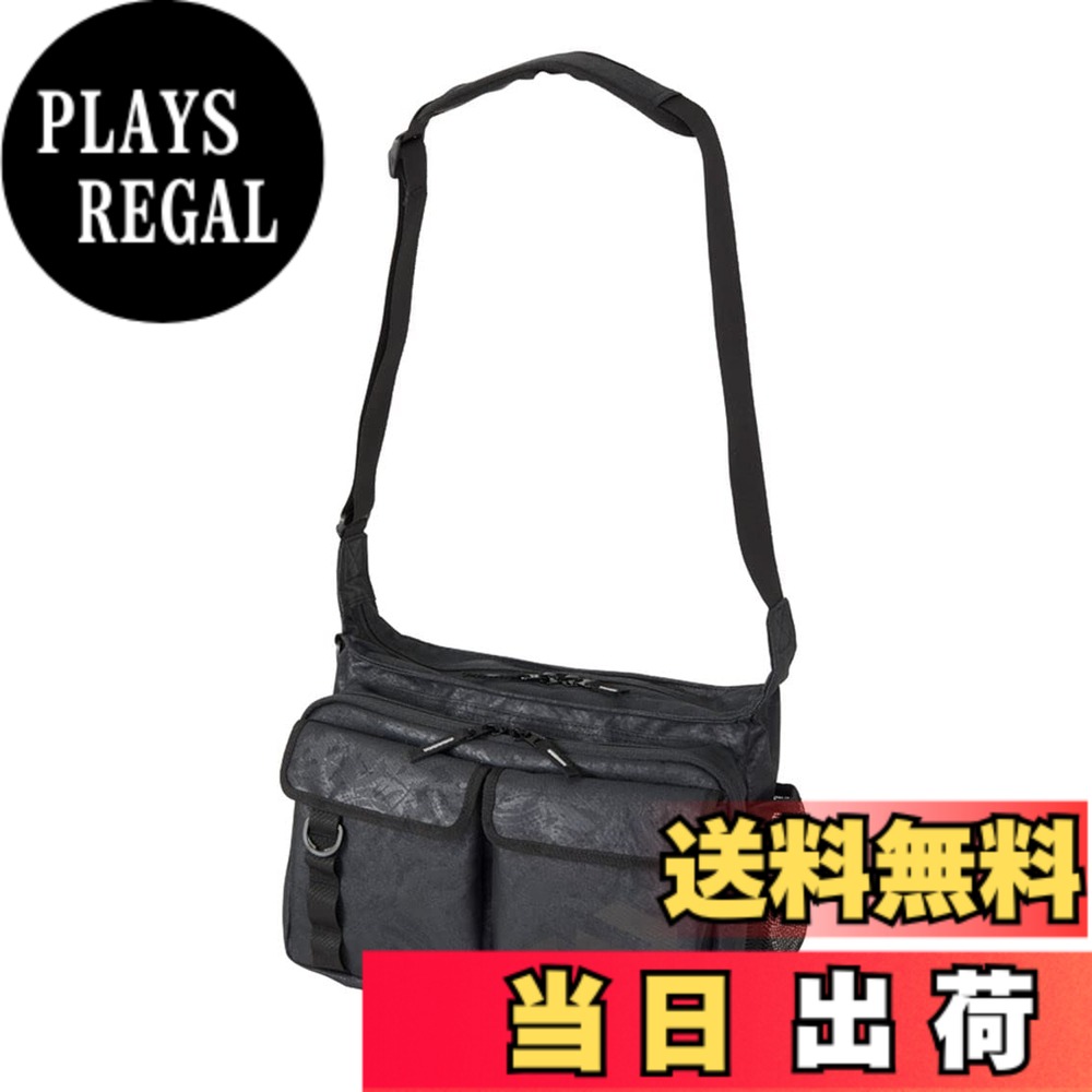 【送料無料】ダイワ(DAIWA) ショルダーバッグ(D) スパイラルブラック 15x33x24cm｜詳細画像