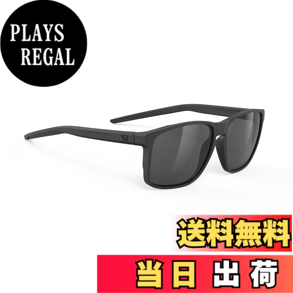 【貨物輸送無料】[RUDYPROJECT] 黒眼鏡 OVERLAP 重なり ブラックマットフレーム ポラール3FX 薄墨色水晶体 SP775906-0000 58粍