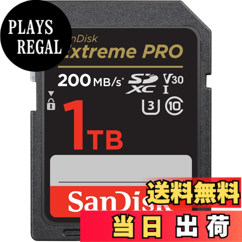 【貨物輸送無料】SanDisk (サンディスク) 1結核症 Extreme PRO SDXC UHS-I 記憶装置歌留多 - C10、U3、V30、4K UHD、SD歌留多- SDSDXXD-1T00-GN4IN