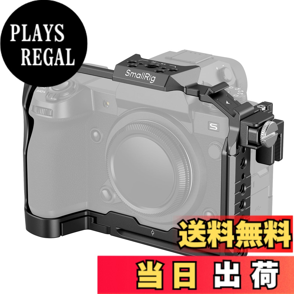 【送料無料】SmallRig X-H2 / X-H2S カメラフルケージ X-H2 / X-H2S用 HDMI 用ケーブルクランプと HawkLock クイックリリースインターフェース付きアルミニウム合金ビデオ制作カメラリグ 3934B｜PLAYS REGAL