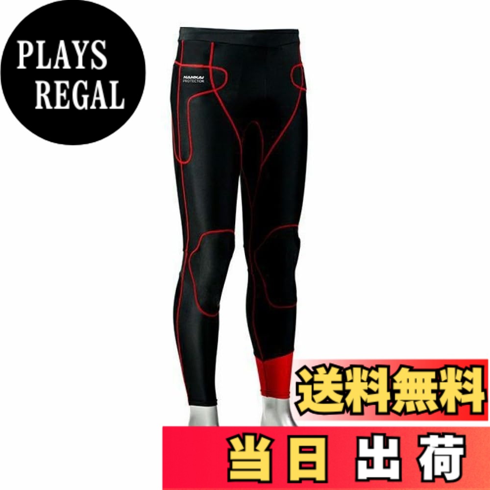 【送料無料】[南海部品] プロテクターインナーパンツ メンズ ブラック/レッド LL SDW-3060