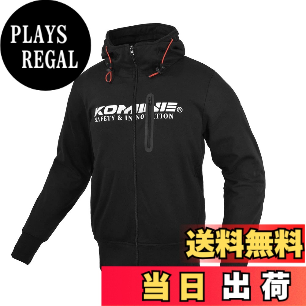 【送料無料】コミネ(KOMINE) バイク用 ジャケット JK-604 プロテクトKVパーカ KOMINE Black WL|PLAYS REGAL