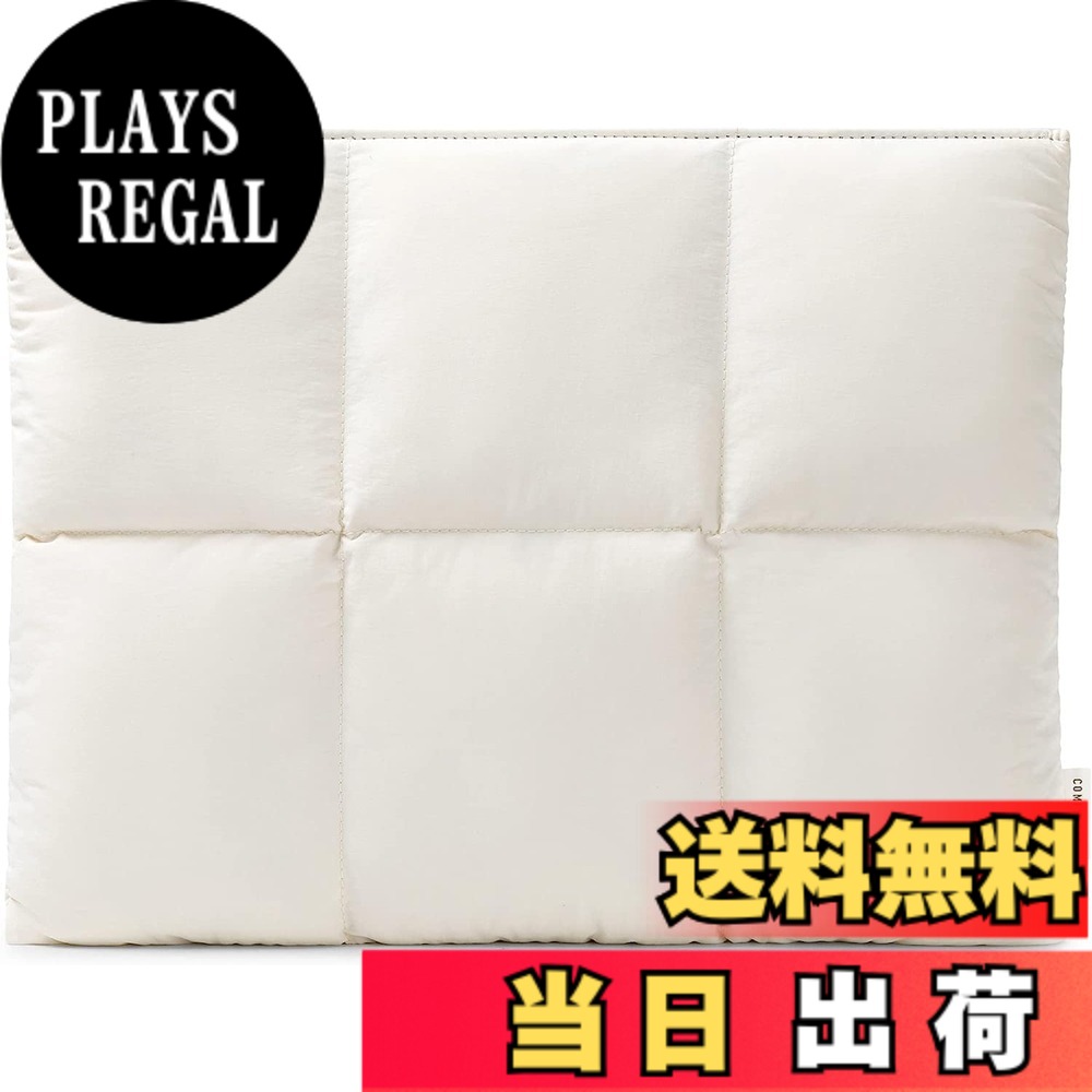 【送料無料】Comfyable Puffy ノートパソコンスリーブ 13インチ 14インチ キルティングパファーノートパソコンキャリーケース 女性用 ピローケース MacBook Air M4 M3 M2 M1, MacBook Pro 13-in 14-in M5 M4 M3 M2 M1 カバー, 米