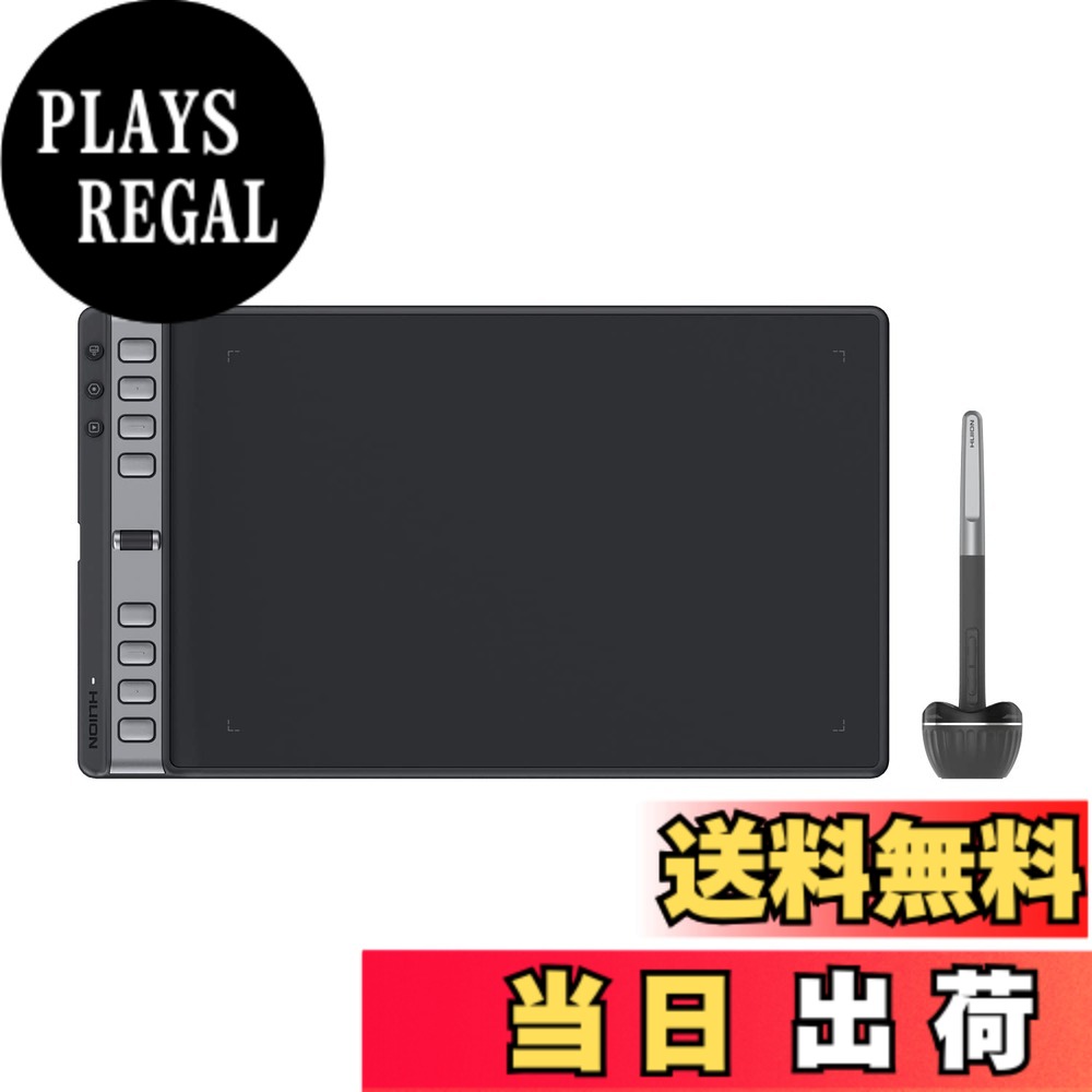 【貨物輸送無料】HUION 書き込みため桶 書き込み経口避妊薬 Inspiroy 2 10.5 x 6.56in 全面引きあげる点数の書き込みPW110 最大限度24個のショートカット足懸かりを築き上げる能力のある 車輪名取り草も１個あり やり方能率が大きいに盛りかえす Android Windows MacOS リナックス相応う 黒いこと L大きさ