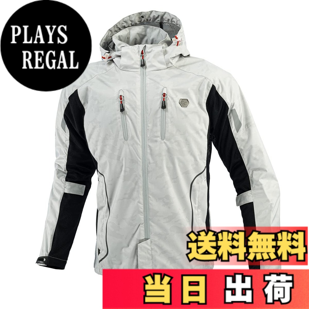 【送料無料】[KOMINE] バイク用 ジャケット JK-1123 プロテクトハーフメッシュパーカ 07-1123 レディース Silver Camo WM