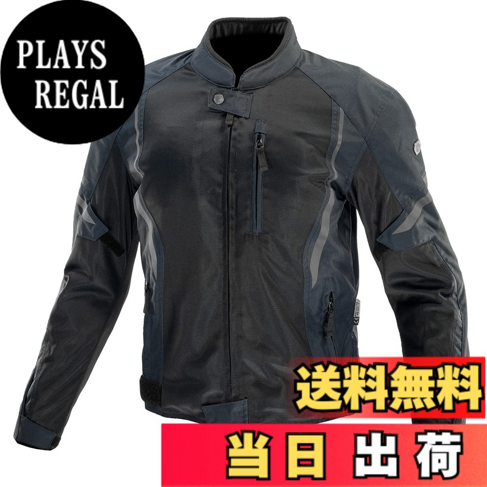 【送料無料】[KOMINE] バイク用 ジャケット JK-1463 プロテクトハーフメッシュジャケット 07-1463 メンズ Navy M