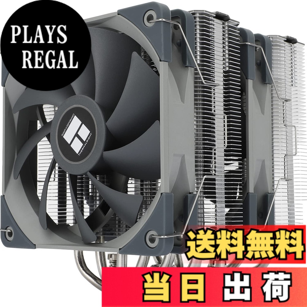【送料無料】Thermalright Peerless Assassin 120 CPU風冷放熱器、ダブルタワー式放熱器、6本のホットパイプCPU冷却器、ダブル120 mm TL-C12 PWMファン、アルミ製放熱器カバー、AGHP技術、AMD/Intelプラットフォーム、S-FDBベアリング鋳造、PMWファン内蔵、AM4/AM5,Inte