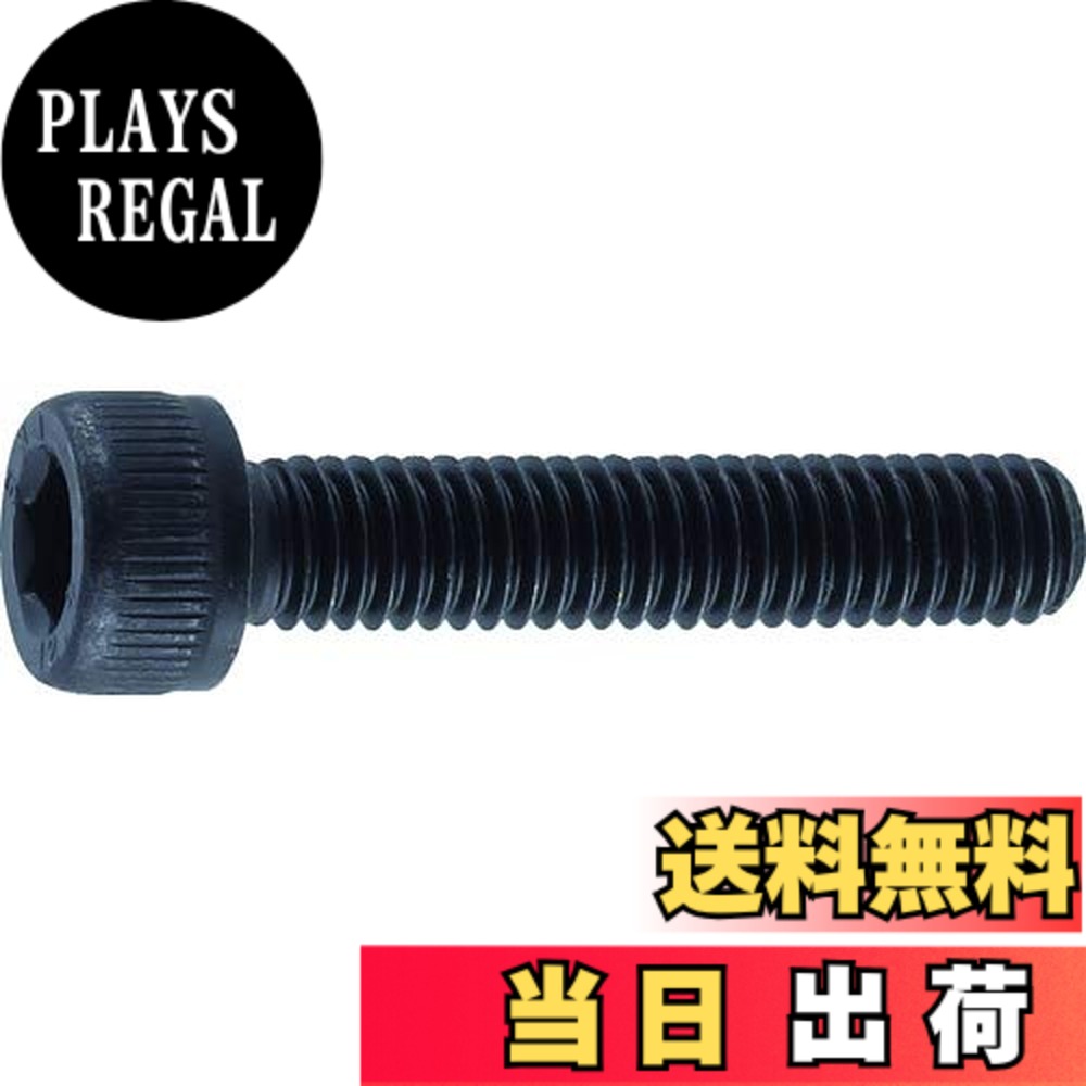【貨物輸送無料】トラスコ中山(TRUSCO) 六角穴付雄捻子 全螺旋釘 B300203 黒染め M2x3 31本入 x 10容器に並べる 【入れもの売りわたす】