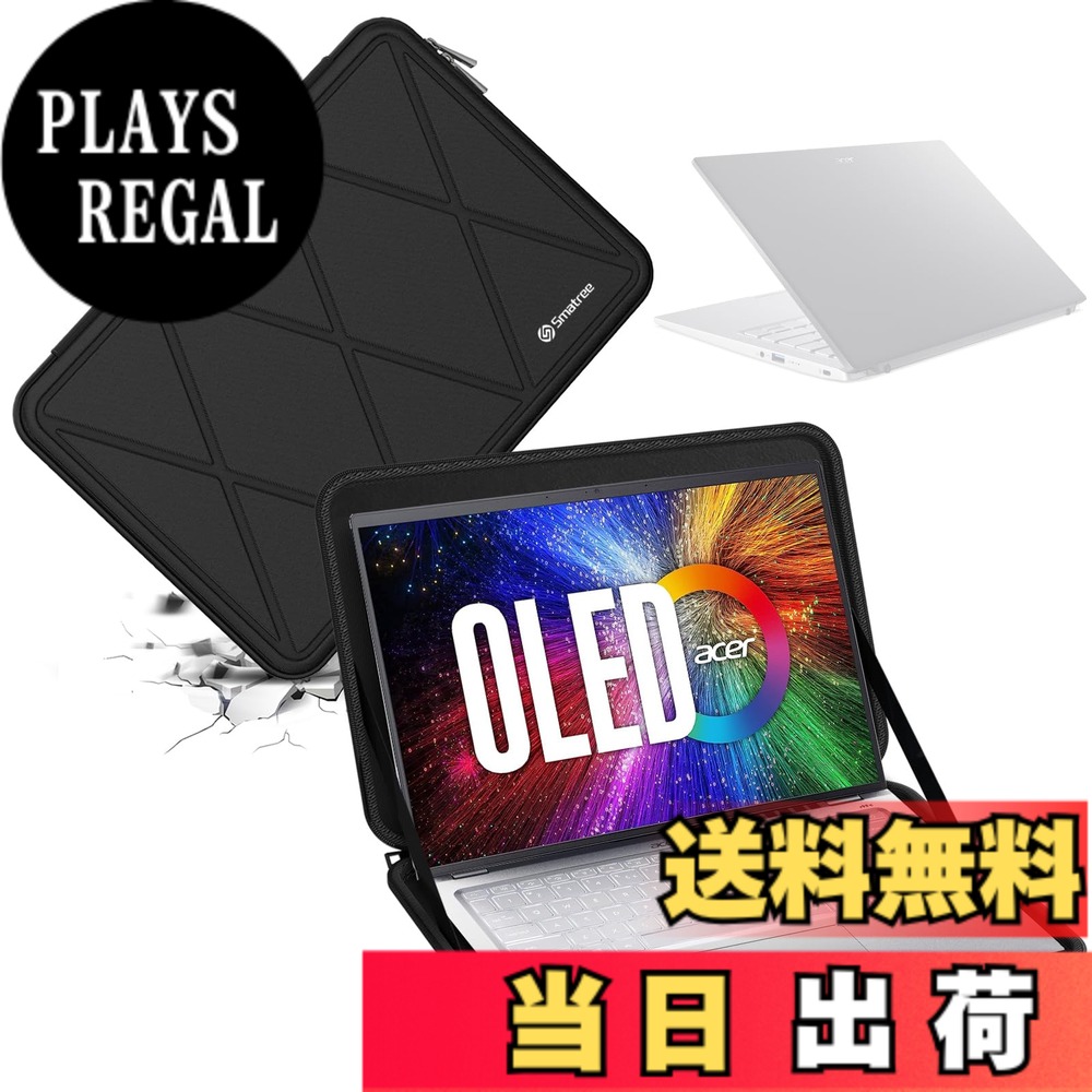 【送料無料】Smatree ハードEVA保護スリーブケース 14インチ Acer Swift 3 OLEDノートパソコン-SF314-71-51NNN ラップトップ用、Wacom Movink 13 (DTH135K0C)に適用ハードケース 防水 360度耐衝撃(X8037)