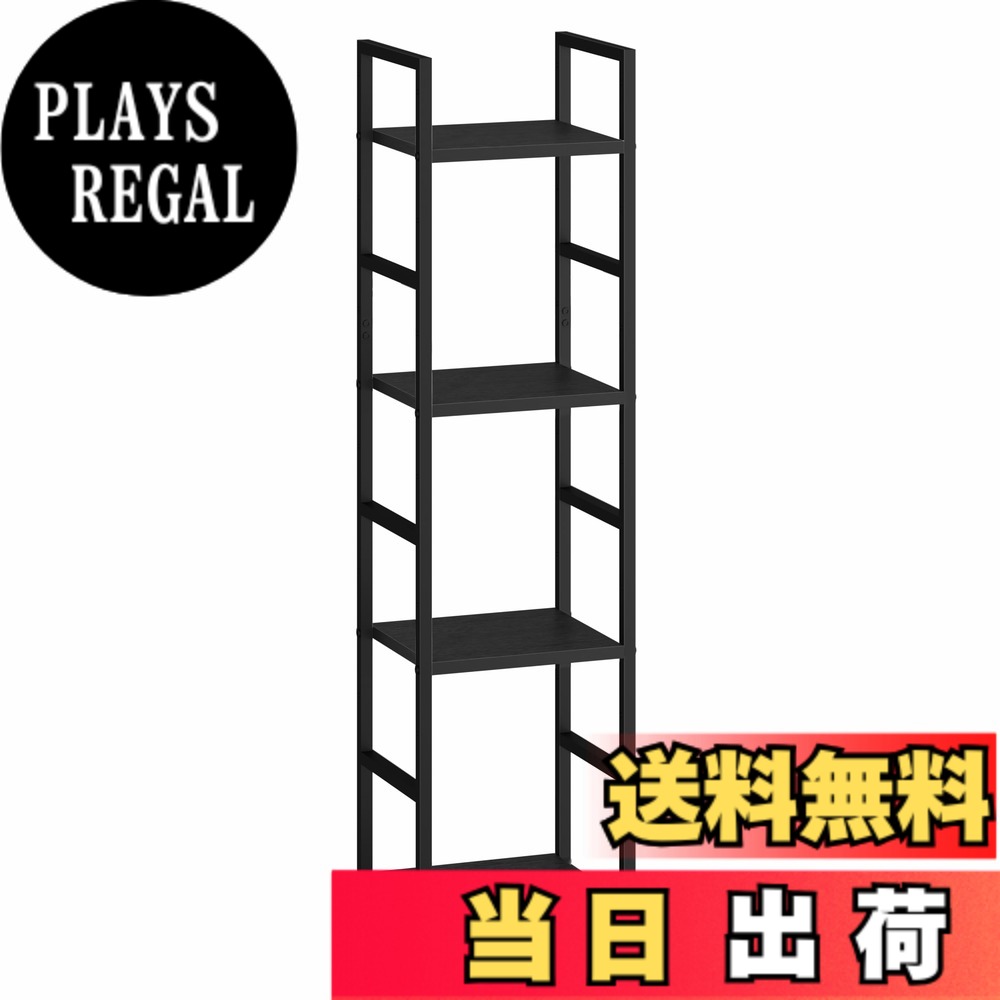 【貨物輸送無料】XINYF 棚 今めかしい シェルフ 仕合わせ 書物棚 M4-29-23.5-BLACK