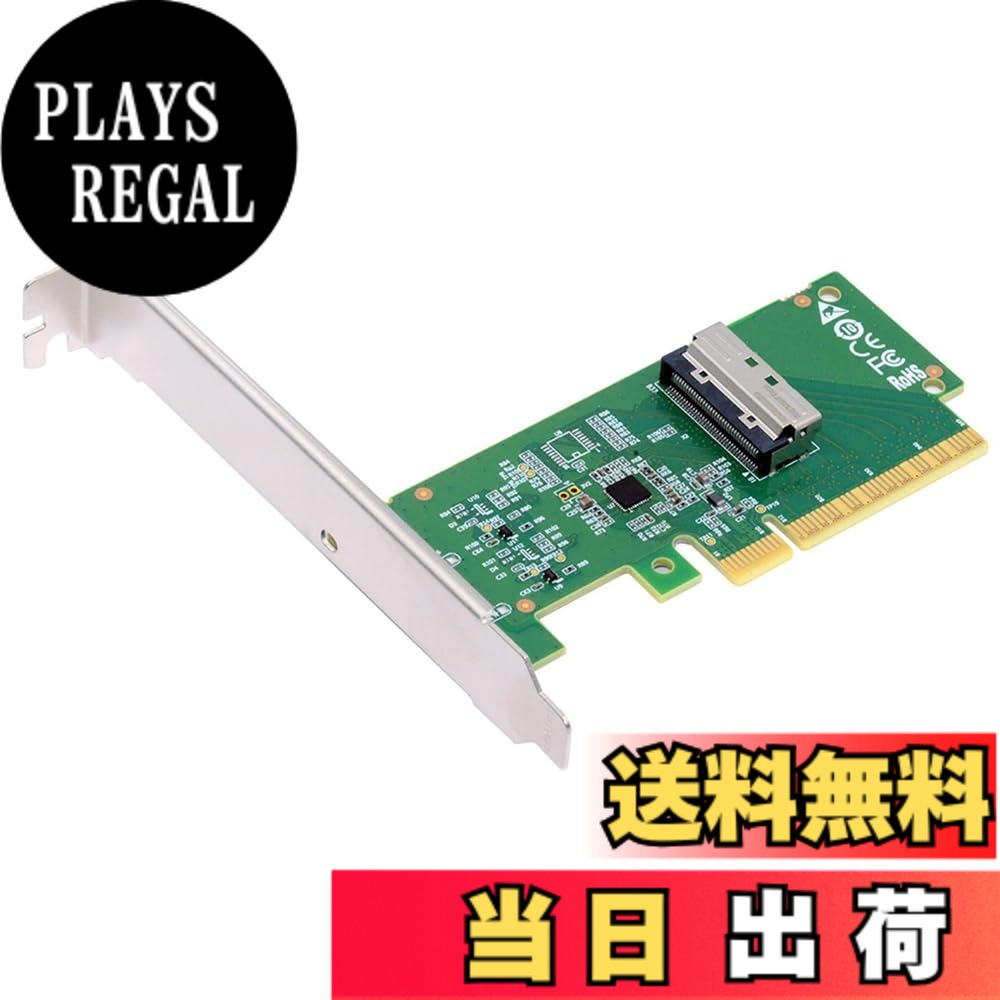 【貨物輸送無料】NFHK PCIE5.0 PCI-Express 8X - MCIO 8i Mini Cool Edge IO SFF-TA-1016 VROCアダプタ メインゲーム盤SSDグラフィクス歌留多用 グラフィックボード-パソコン・周辺機器