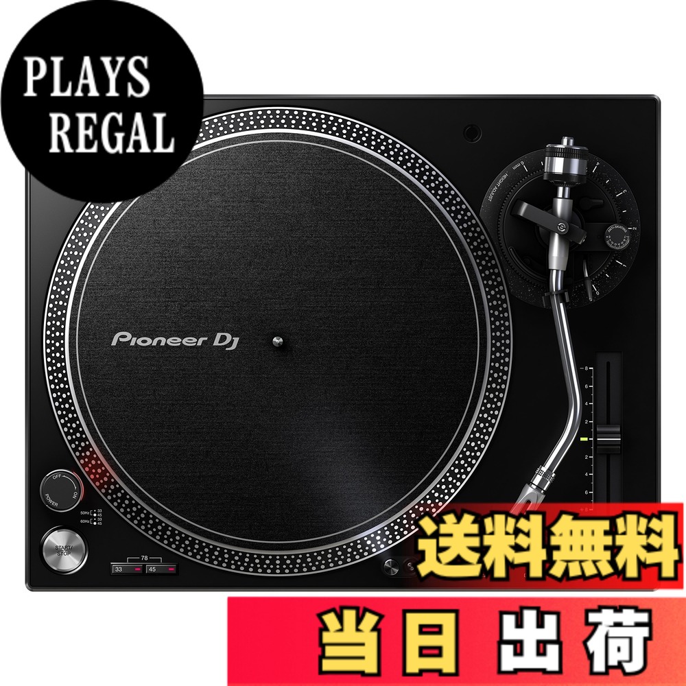 【送料無料】Pioneer DJ ダイレクトドライブターンテーブル PLX-500-K 色:ブラック|PLAYS REGAL
