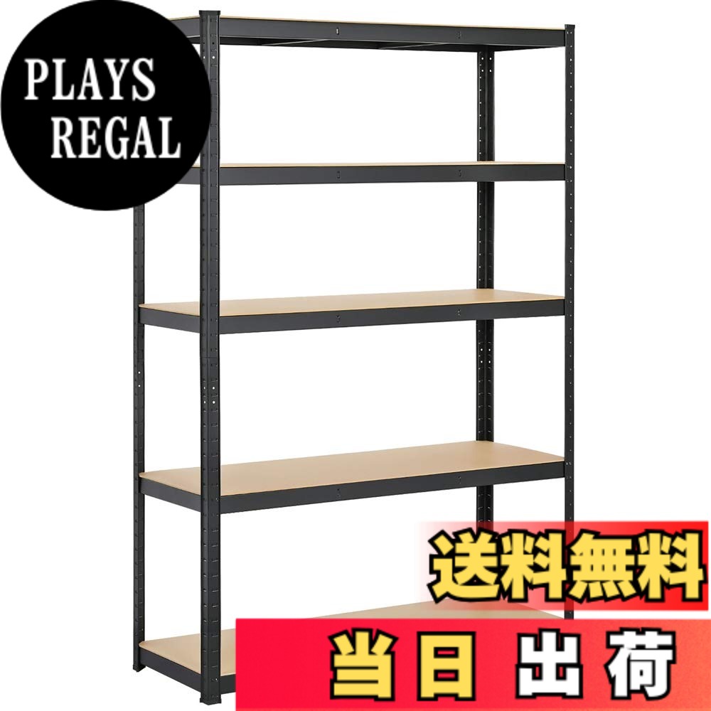 【送料無料】Yaheetech スチールラック キッチンラック 収納ラック 色:黒、サイズ:120x45x180cm|PLAYS REGAL