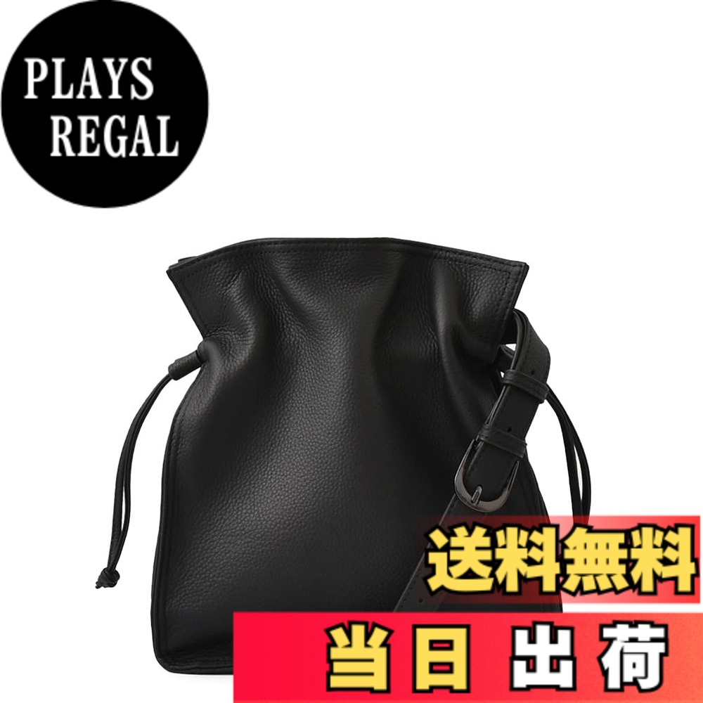 【送料無料】[Gratante] グラタンテ 本牛革 巾着 ショルダー バッグ レディース ショルダーバッグ abb-g0035 色：ブラック、サイズ：S｜PLAYS REGAL