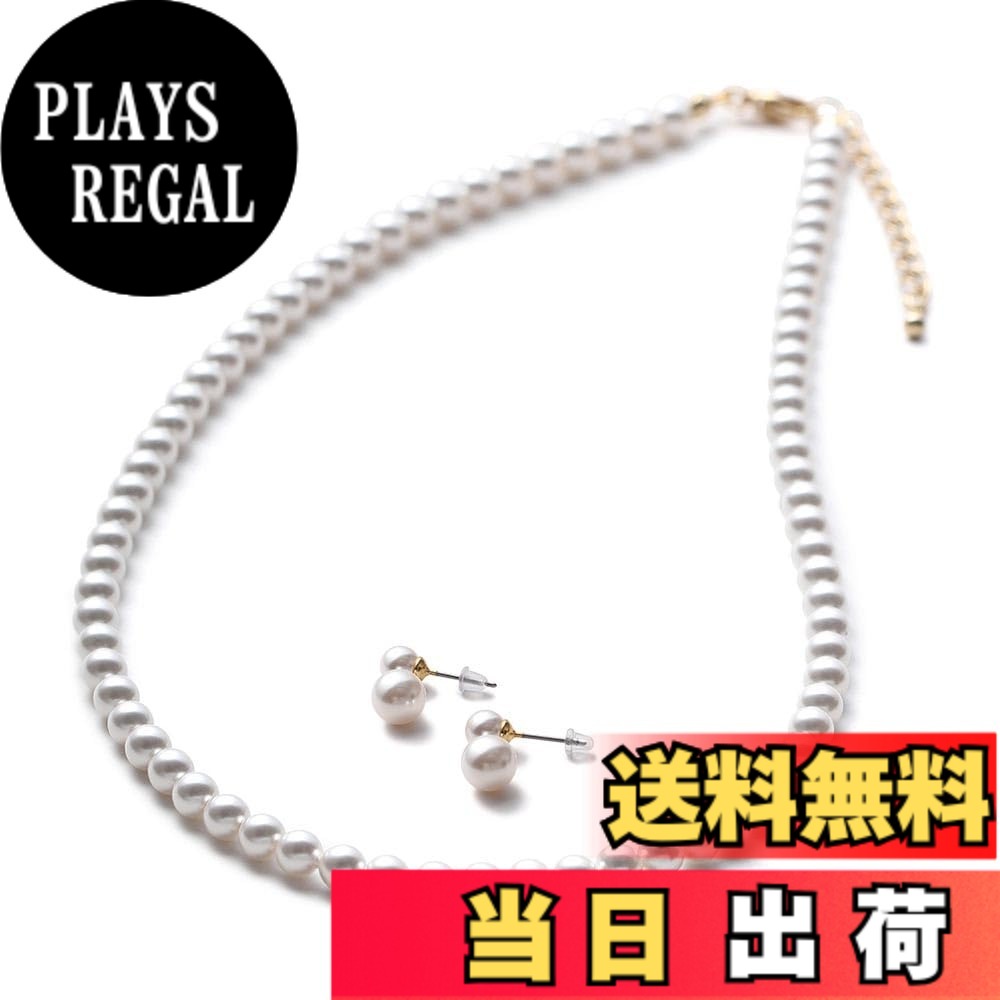 【送料無料】[VOTRE COUTURE] パールネックレス ベビーパール グランプレミアム 選べる長さ12種 5mm ブランド10年 色：ホワイト/ゴールド、サイズ：50cm｜PLAYS REGAL