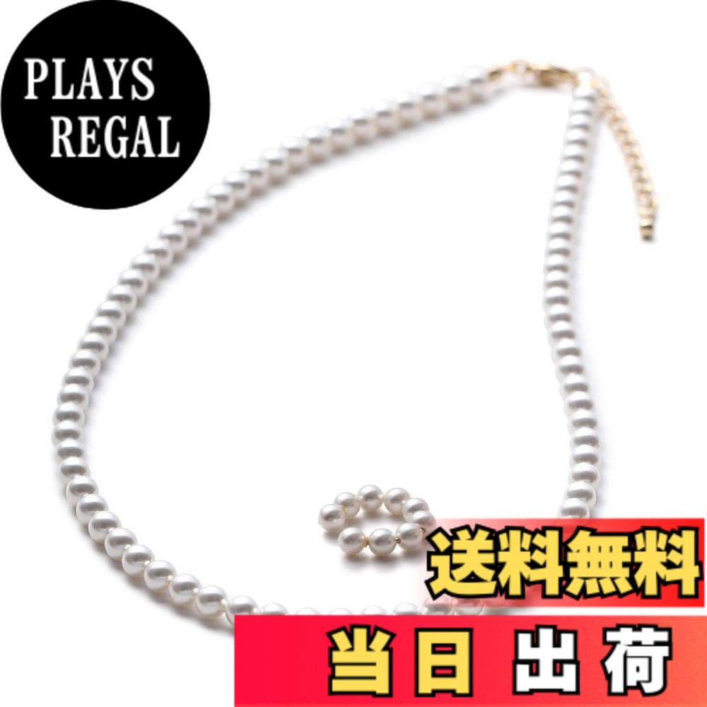 【送料無料】[VOTRE COUTURE] パールネックレス ベビーパール グランプレミアム 選べる長さ12種 5mm ブランド10年 色：ホワイト/ゴールド、サイズ：90cm｜PLAYS REGAL