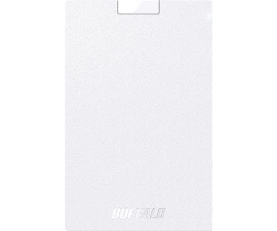 【送料無料】BUFFALO USB3.2 Gen1 ポータブルSSD Type-A 500GB ホワイト SSD-PG500U3-WC｜PLAYS REGAL