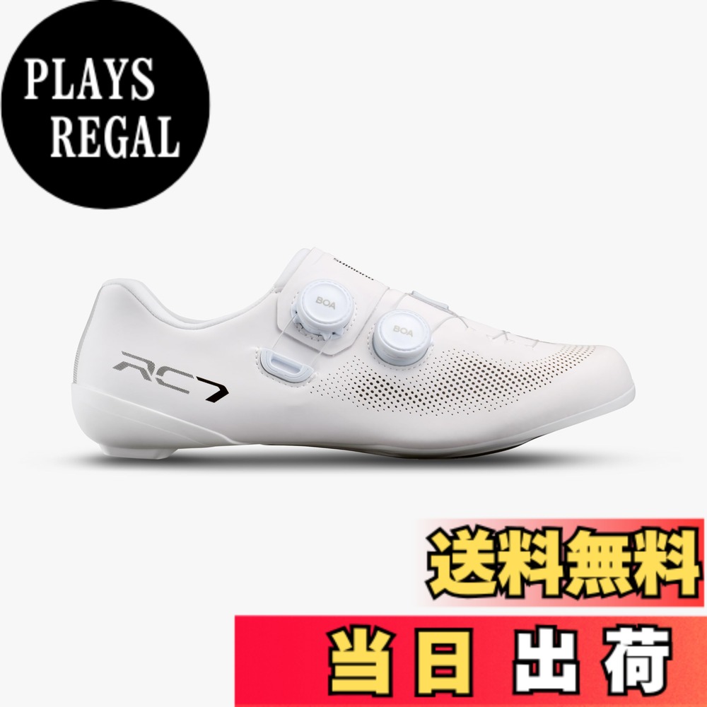 【送料無料】[シマノ] SH-RC703M サイクリングシューズ 色：ホワイト、サイズ：25.5 cm｜PLAYS REGAL