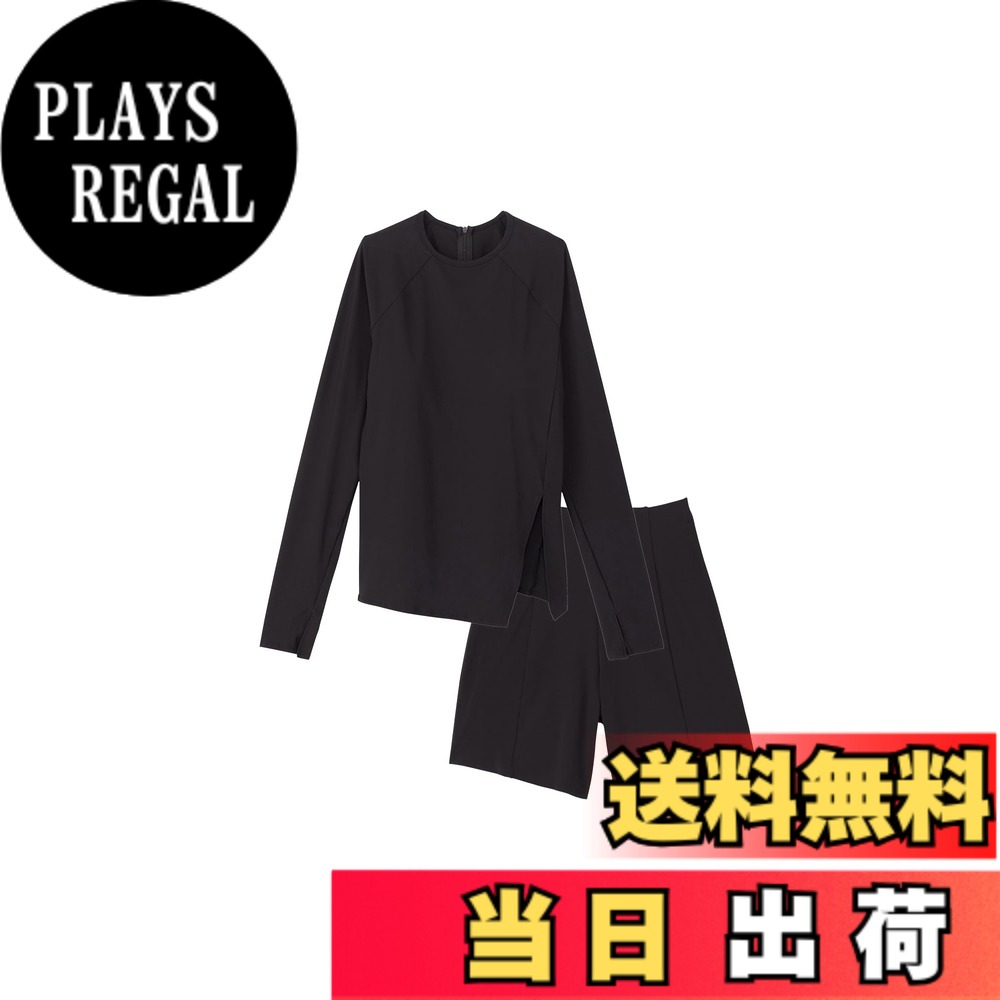 【送料無料】[スピード] 水陸両用 レディース L/S Separates ロングスリーブセパレーツ レディース セパレート SFW22430 UVカット機能 ストレッチ レジャー ヨガ 色：ブラック、サイズ：S｜PLAYS REGAL