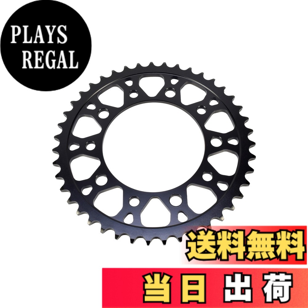 【送料無料】ザム(XAM) スプロケット リア タフライト 525-41 ホンダ系用 バイク用品 ドリブン スチール製 色：ブラック、サイズ：43