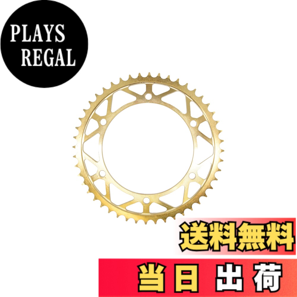 【送料無料】ザム(XAM) スプロケット リア タフライト 428-45 ヤマハ系用 バイク用品 ドリブン スチール製 色：ゴールド、サイズ：45