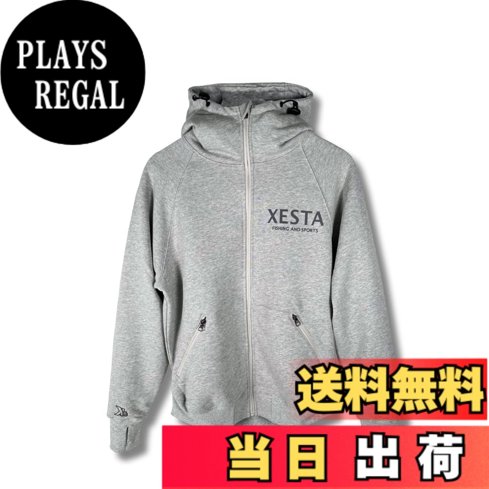 【貨物輸送無料】ゼスタ(Xesta) XESTA 裏起毛ジップパーカー 薄墨色 XXL 色：薄墨色、大いさ：2XL 季節・空調家電-家電