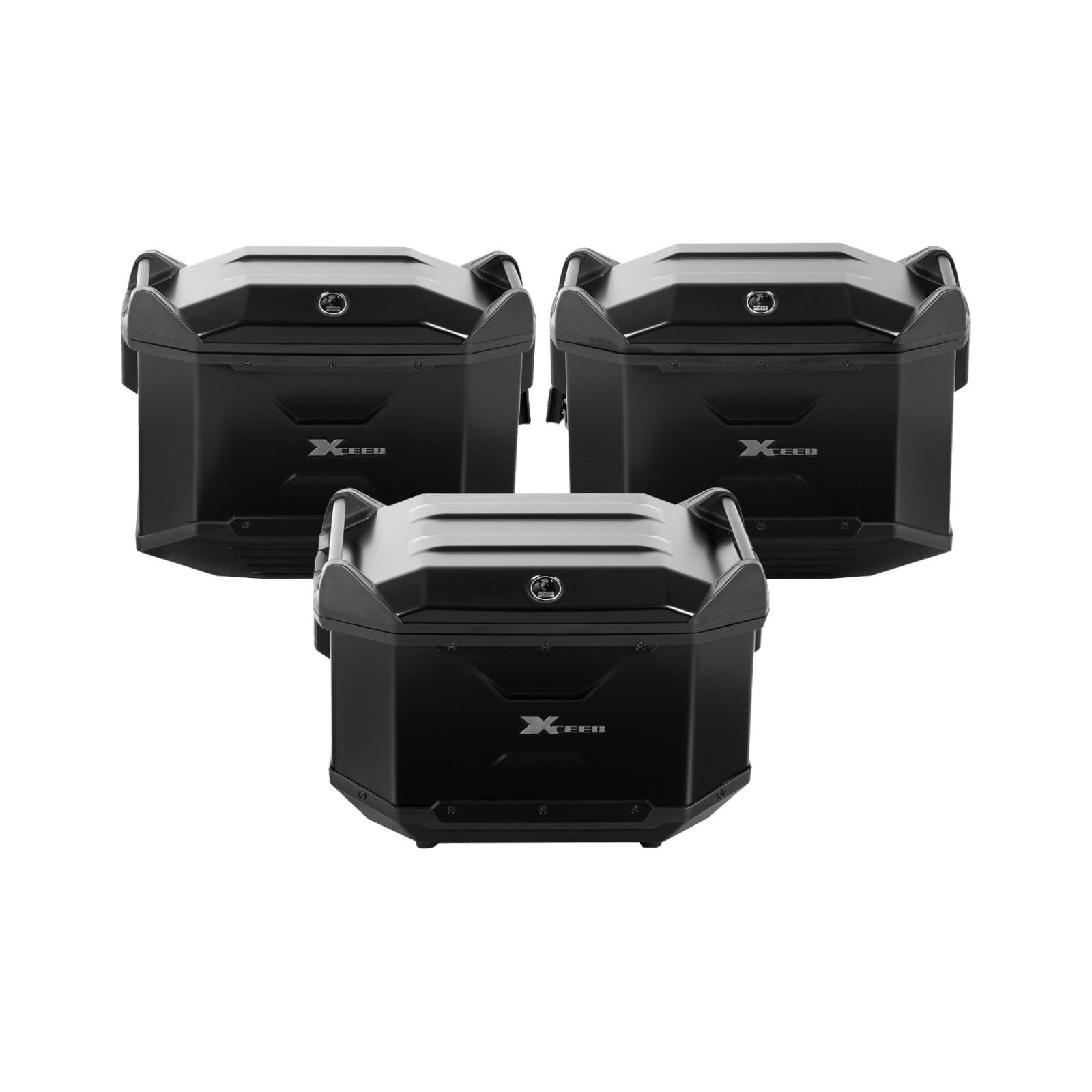 【送料無料】ヘプコ&ベッカー(Hepco&Becker) XCEED 3BOXセット ブラック HBS-XCD-ALL-DB 色：ブラック