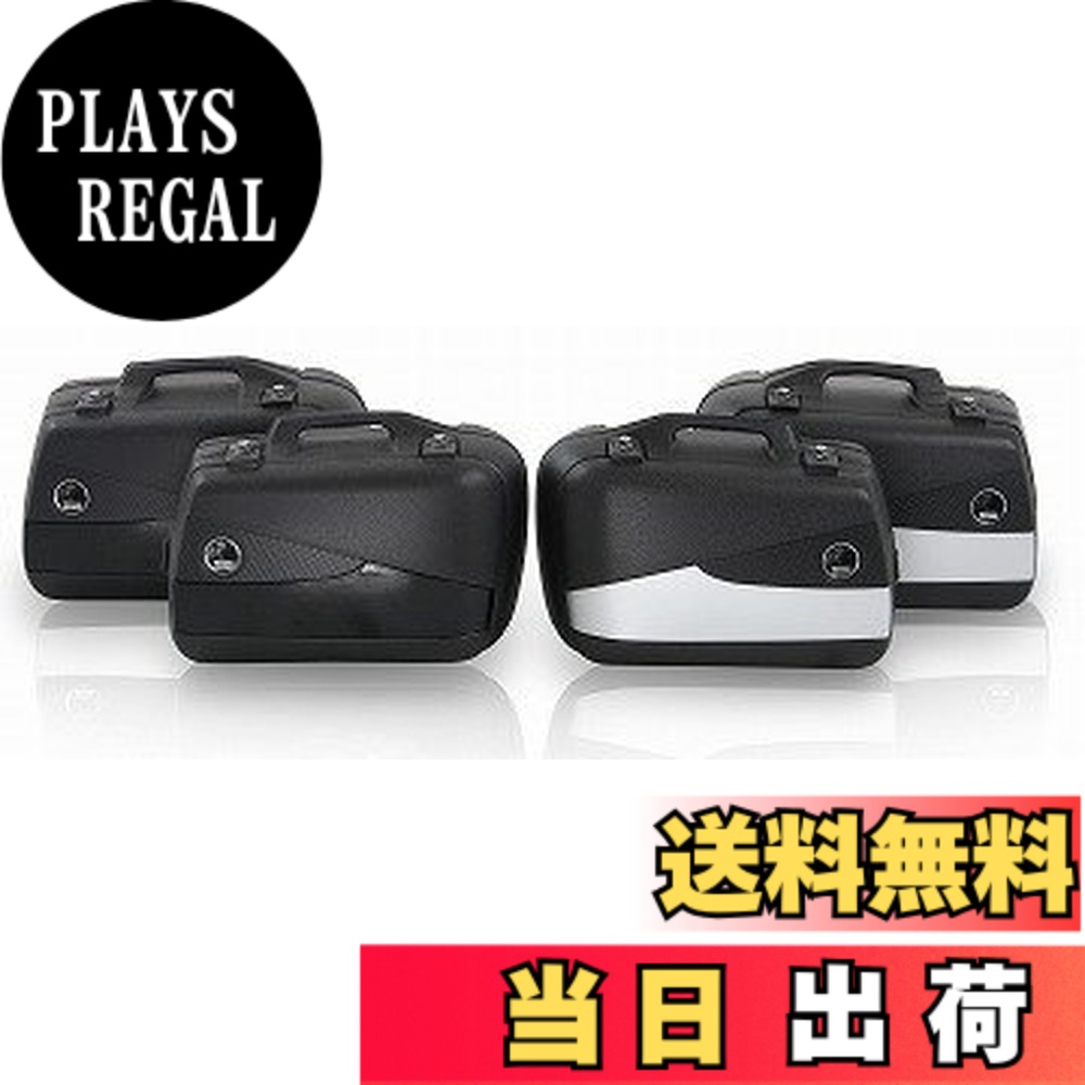 【送料無料】HEPCO&BECKER(ヘプコ&ベッカー) ジュニアフラッシュ(JUNIOR FLASH) サイドケース 30 左右セット ブラックxブラック 610233-0011 色：ブラック｜PLAYS REGAL